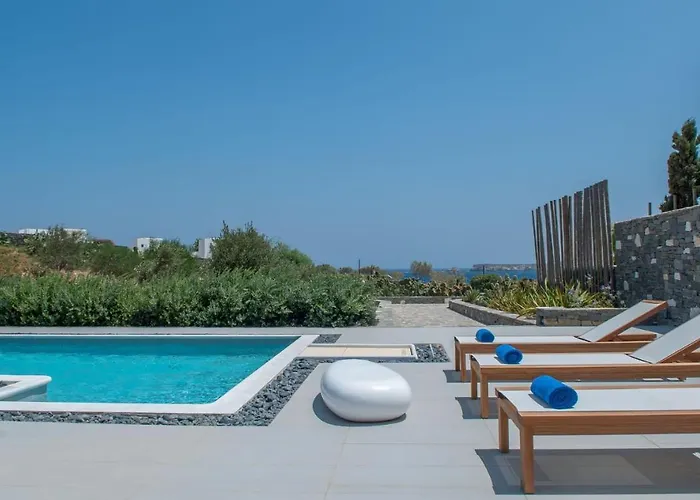 Villa Luxury Paros Master Sea View Private Pool 3 Bdr Tserdakia