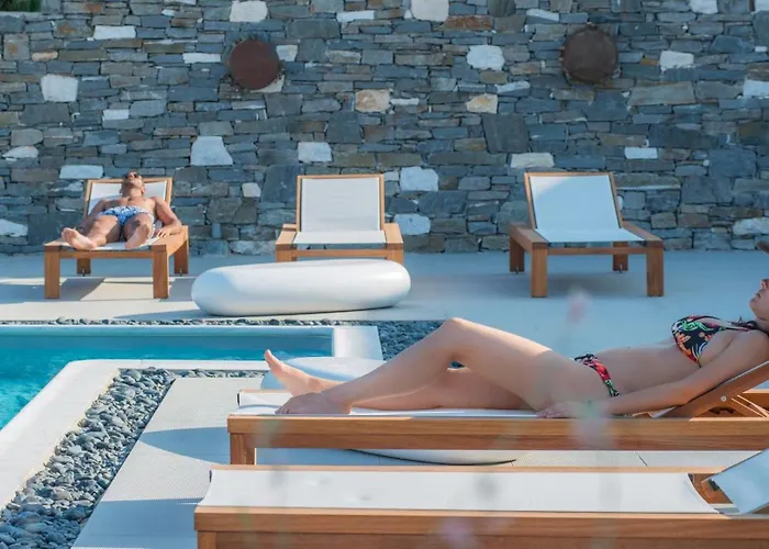 Villa Luxury Paros Master Sea View Private Pool 3 Bdr Tserdakia Chrisi Akti (Paros)