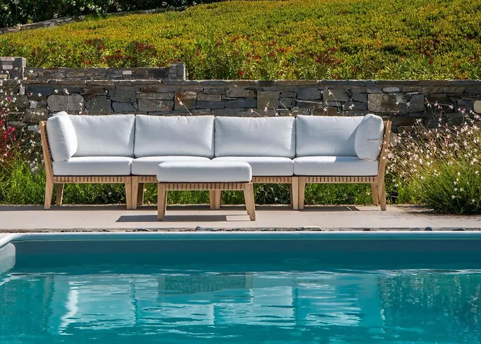 Luxury Paros Master Sea View Private Pool 3 Bdr Tserdakia